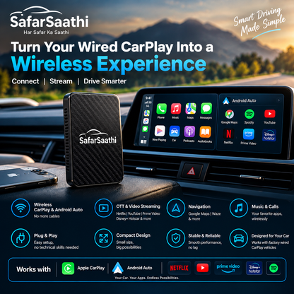 All New Safarsaathi Carplay/Android Auto Device